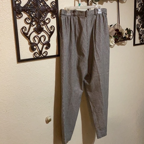 Hunter Club Size 14P Houndstooth Black and White Pants!!! - Picture 2 of 5